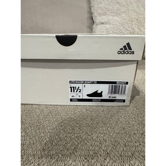 Sz 11.5 - adidas Lite Racer Adapt 7.0 \'Black Grey\' main image 7